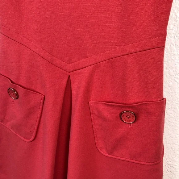 Ted Baker London Coral Harmia Pocket Jersey Dress - Picture 5 of 13